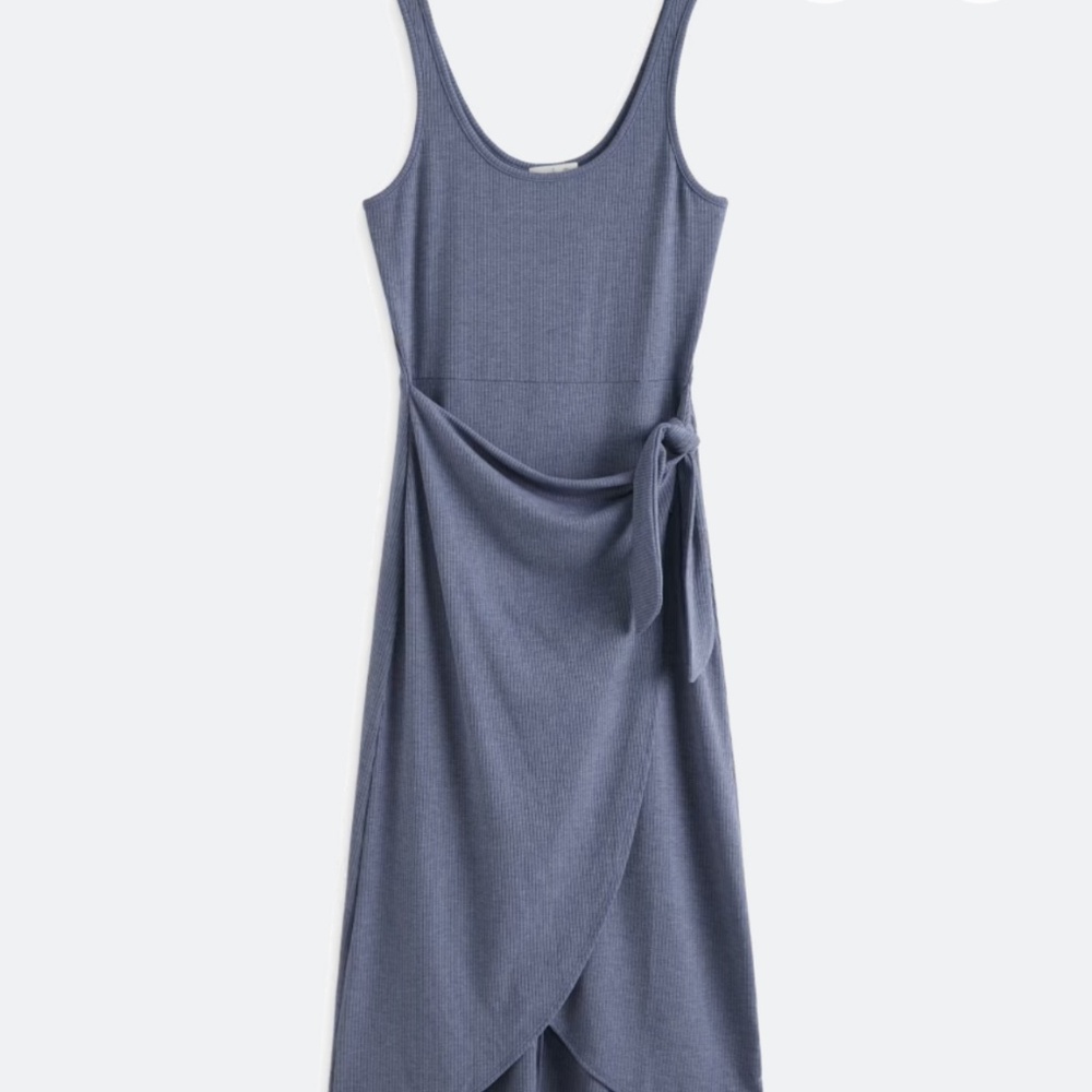 Amber Knit Midi Wrap Dress